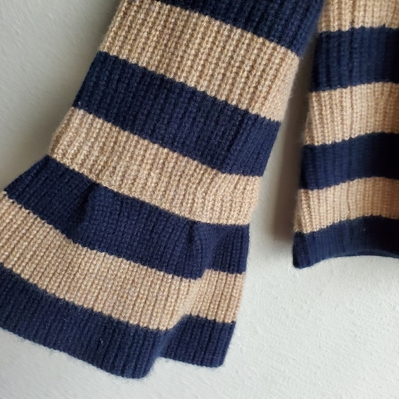 J. Crew Cashmere Ruffle-Sleeve Sweater size L NWT - Picture 8 of 8